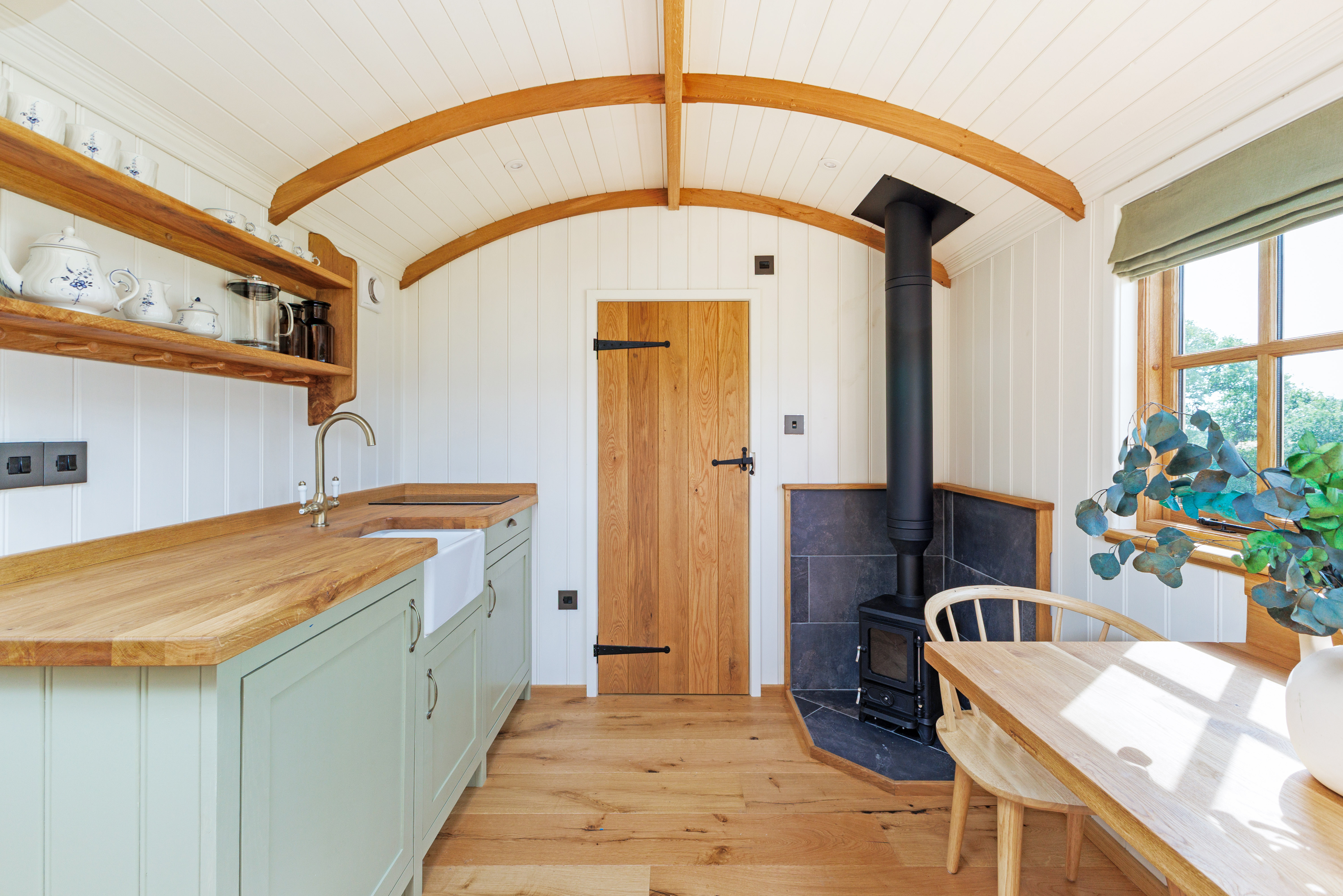 Shepherds hut view 14